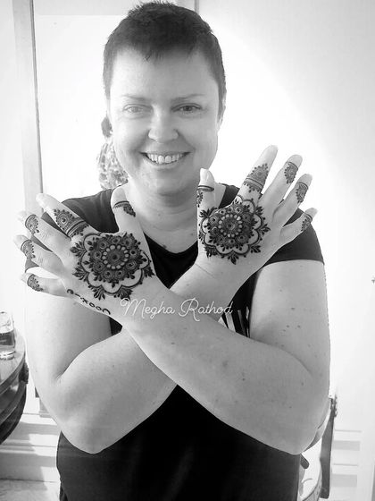 The joy of a happy client from Austria. This simple and beautiful mandala design is perfect for anyone, anywhere in the world.