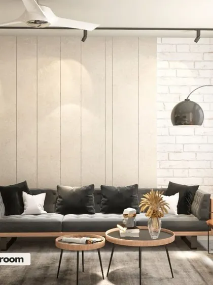 This is a glimpse of a living room I designed for a client. Notice how we used a mix of textures, layered lighting, and a balanced color palette to create a space that is both modern and inviting. This is the result of making smart, practical design choices.