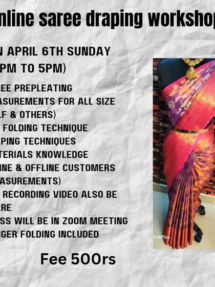 A flyer for an April workshop, showing the consistent format and value I provide in every class.