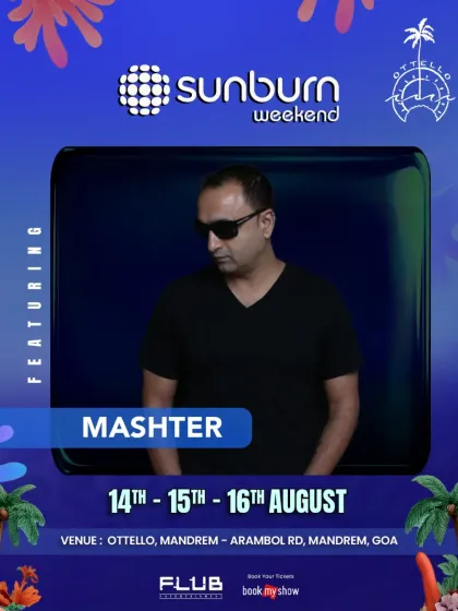 My individual artist feature for Sunburn Weekender. Playing on Mandrem Beach in Goa is always a special experience.
