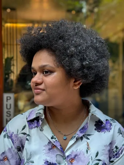 More examples of my short curly haircuts, from bobs to layered chops, each one personalized to the client's curl pattern and face shape.