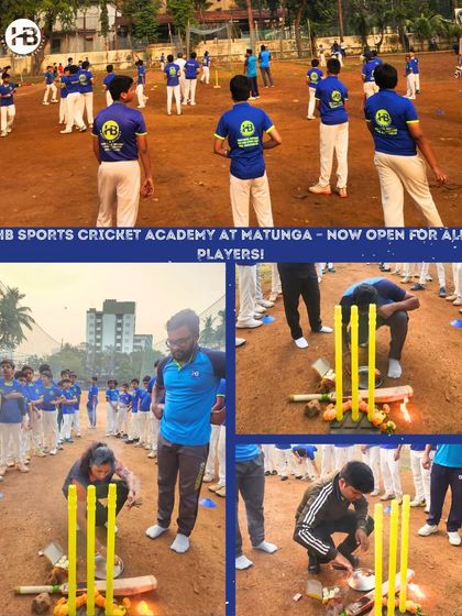 The official opening of our HB Sports Cricket Academy at Matunga. We welcome players of all skill levels to train with us, as shown by the traditional puja ceremony to inaugurate the new wickets.