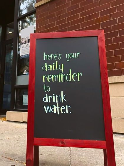 Here is your daily reminder to drink water. Proper hydration is one of the most important and simplest ways to help your body recover, reduce soreness, and keep your skin glowing.