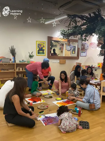 Our FS4 Culmination event invites parents into the classroom to celebrate their child's journey. Families engage in the same thoughtful invitations their children have explored, marking a beautiful transition to formal school.