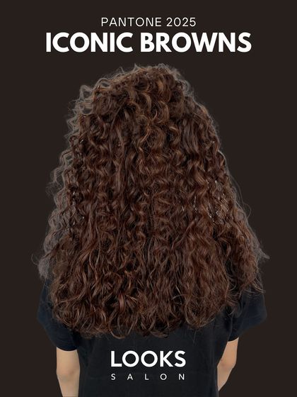 Our Iconic Browns collection is perfect for curly hair, adding definition and richness to every curl. This particular shade enhances the natural texture, making the curls look healthy, hydrated, and vibrant.