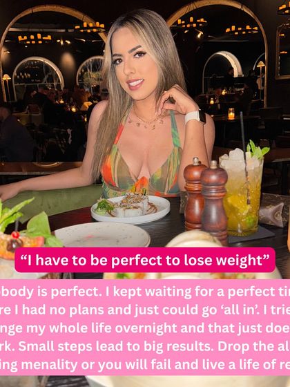 The "I have to be perfect" mindset is a trap. Small steps lead to big results. Progress over perfection is the only way to make this journey sustainable.