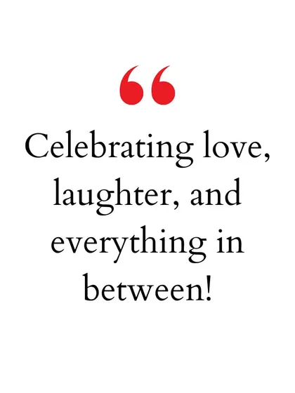 "Celebrating love, laughter, and everything in between!" We believe every happy moment is worth celebrating.