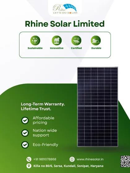 My panels come with a long-term warranty and lifetime trust. With affordable pricing, nationwide support, and eco-friendly technology, I offer a sustainable, innovative, and durable solution.