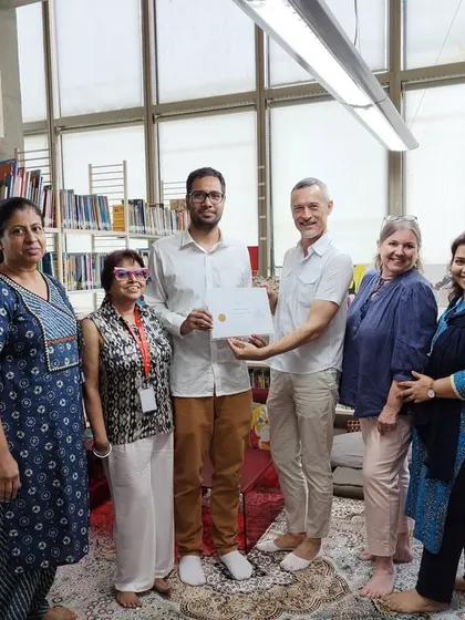 We honored our student, Sheikh Farhan Amin, who won 14th position in the prestigious Plume d'Or competition. We are extremely proud of his achievement.