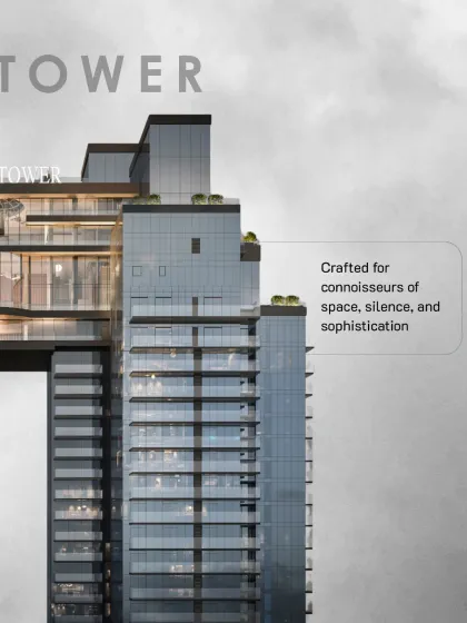 Every detail in this tower speaks of intention, elegance, and vision elevated into form. Here, architecture is not just seen, it is felt, creating a landmark of urban prestige.