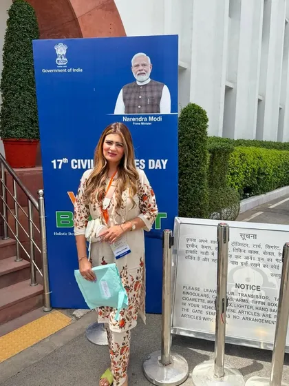 Attending the 17th Civil Services Day at Vigyan Bhawan. I believe in working for success, not just dreaming about it.