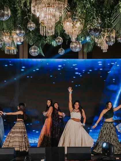 Celebrating sisterhood every single day. This performance by the bride and her bridesmaids was all about fun, energy, and the incredible bond they share.
