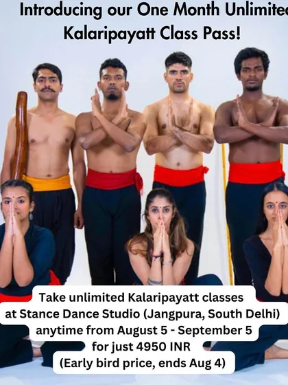 Take unlimited Kalaripayattu classes at our South Delhi studio. We are one of the only spaces in Delhi offering regular classes in this beautiful practice.
