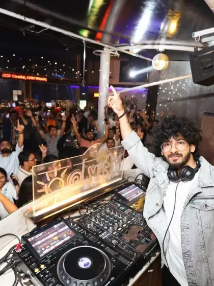 Another packed night with happy faces all around. My job is to read the room and play the right track at the right time, ensuring everyone has a great experience.