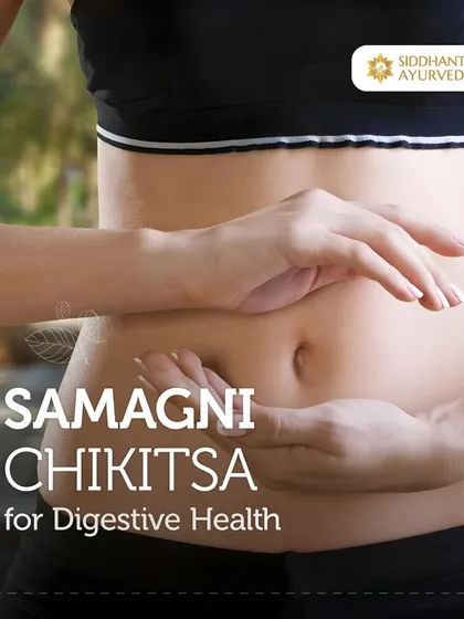 True health begins in the gut. My Samagni Chikitsa therapy is designed to restore your digestive fire, or 'Agni'. This is fundamental to improving metabolism, reducing bloating, and ensuring your body processes food correctly, which is essential for sustainable weight management.