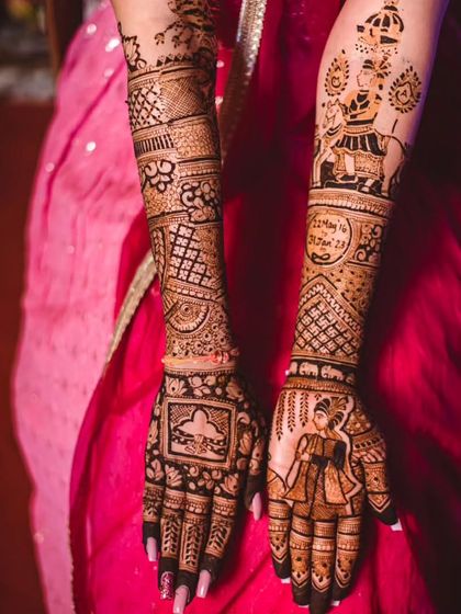 Full Bridal Hand Designs photo 6
