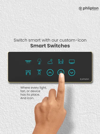 Say goodbye to confusing switches. I install these elegant smart touch panels with custom icons for every function, including different types of curtains and blinds, so you always know exactly what you're controlling.