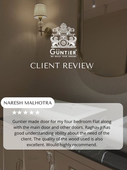 This client review highlights my ability to understand the specific needs of a project and deliver excellent quality wood for their main door and other doors. Recommendations like these are my biggest reward.