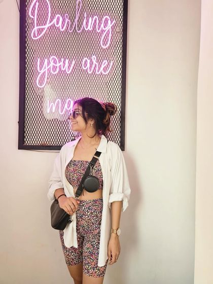 Darling, you are made of magic. I love layering a simple shirt over a printed co-ord set for a relaxed yet stylish look.