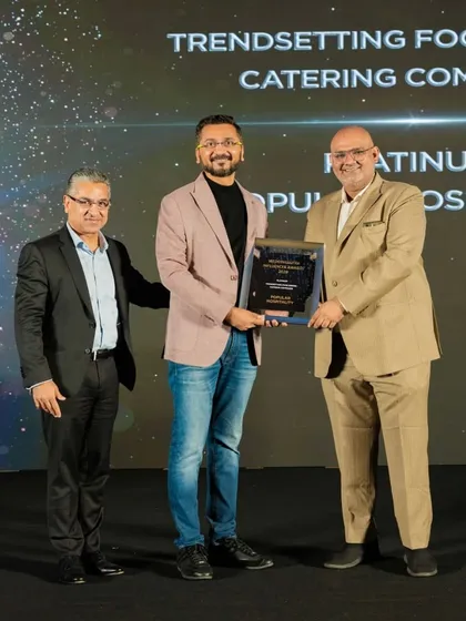 A proud moment on stage at the WeddingSutra Awards 2024. We look forward to another season of creating unforgettable culinary experiences.