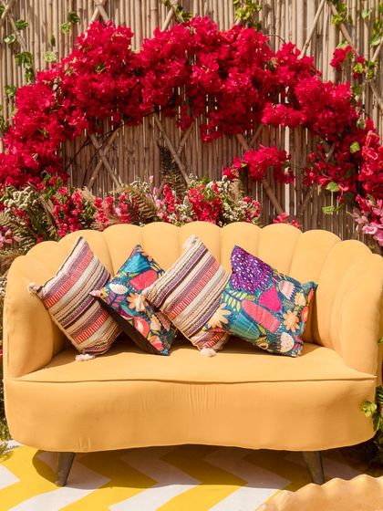 Vibrant Haldi & Mehndi Functions photo 50