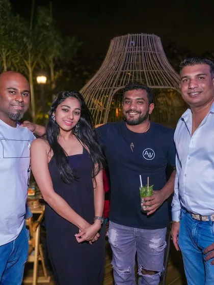 With the team at TYD Hennur. It takes a great team to put on a great party.