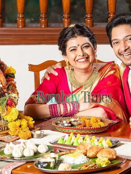 A beautiful family portrait from the shoot, capturing the joy of the festival.