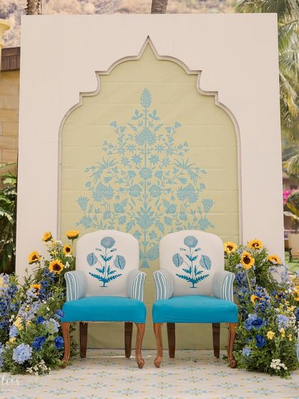 Vibrant Haldi & Mehendi Functions photo 32