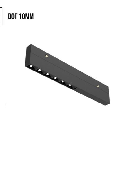 This is the Dot 10mm, a linear lighting module for our magnetic track system. Its sleek design and powerful glow allow you to redefine your space with clean lines of light.