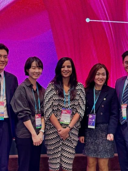 With my wonderful colleagues from Korea. I am always thankful for their warm welcome and the collaborative spirit at these international events.