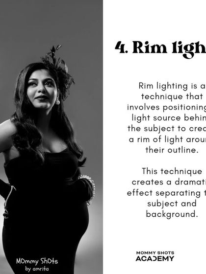 A guide to rim lighting, explaining how to use a backlight to create a dramatic outline that separates the subject from the background.