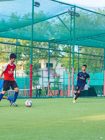 It all starts here. Young players learn the fundamentals of football, developing their dribbling and control on our safe, all-weather turf. We provide the perfect ground for future champions to grow.