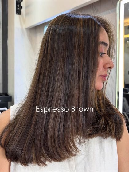 A side view of the sleek Espresso Brown highlights. The color is understated yet makes a significant impact.