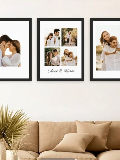 Another look at how our gallery frames can be arranged to create a stunning visual narrative on your wall.