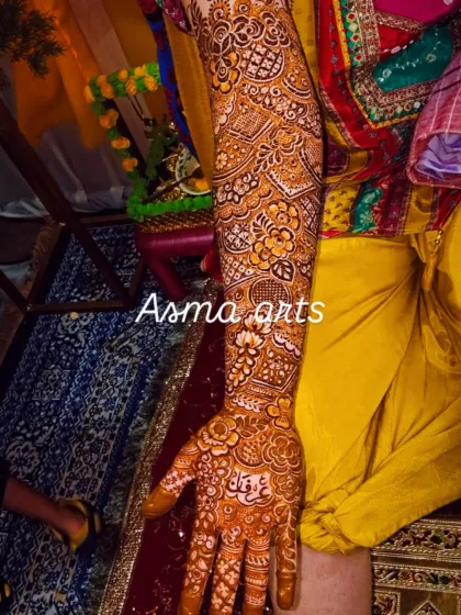 Asma Arts - Bridal Henna The Rich Henna Stain: Our 100% Organic Promise photo 9