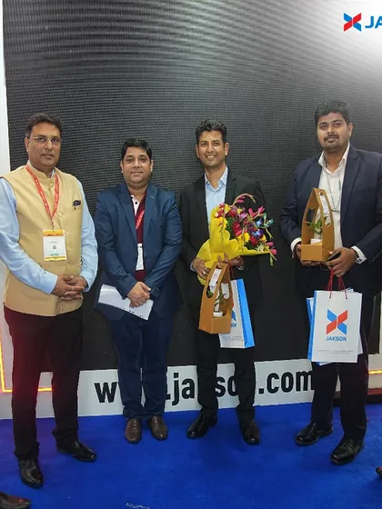 Our team engaging with partners and clients at the Renewable Energy India Expo. These events are invaluable for fostering collaboration and showcasing our latest innovations in sustainable energy solutions.