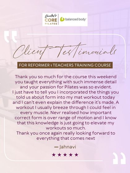 This student's feedback shows the immediate impact of proper training. Understanding that correct form is more important than range of motion is a key lesson that elevates your workouts and your teaching.