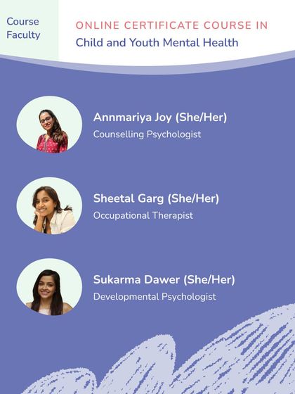 Introducing more members of our CYMH faculty. This image showcases our team of counselling, occupational, and developmental psychologists who guide learners through the course.