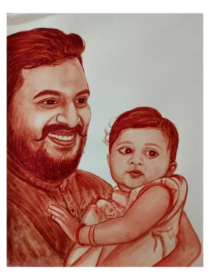 Sharan Ediga - Custom Portrait Art Family & Pet Portraits photo 4