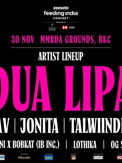 The official artist lineup for the Zomato Feeding India concert. It was an honor to be part of such a massive event for a great cause.