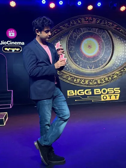 On the set of Bigg Boss OTT. It's always a unique challenge to bring magic into a high-pressure, televised environment.