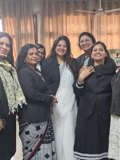 With a group of women advocates after a POSH seminar. Sharing knowledge and building a strong network of empowered legal professionals is a key part of my work.