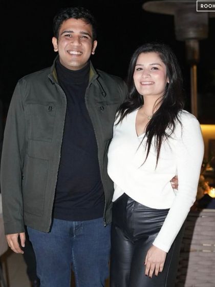 Cozying up on a cool evening. The warm ambiance of our terrace makes it an ideal spot for couples to enjoy a memorable meal and each other's company.