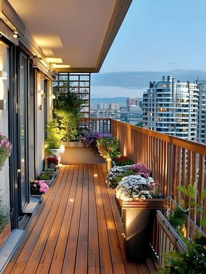 Interiors - Balcony Design & Landscaping Lush Green Havens photo 12