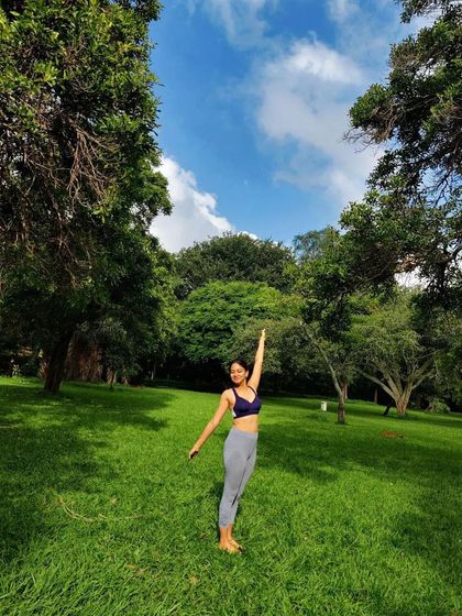 Another shot from a beautiful day in the park, feeling grateful for what my body can do. This is a reminder to be thankful for your body's ability to heal, rest, and grow stronger every day.