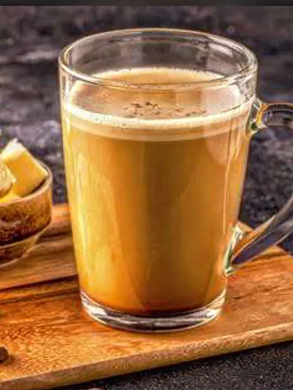 Bulletproof or butter coffee is a great tool for extending your morning fast. Made by blending coffee with butter and MCT oil, it's very satiating and keeps your insulin levels stable, helping your body stay in a fat-burning state for longer.