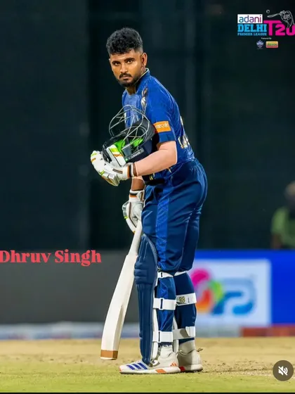 Dhruv Singh in his DPL gear. He is a wicket keeper batsman with a bright future.