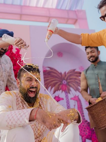 Vibrant Haldi & Mehendi photo 75