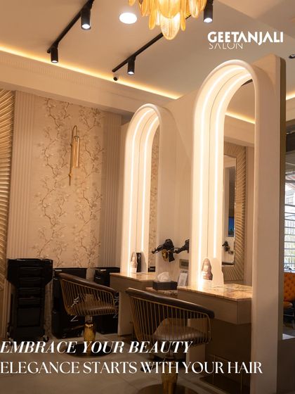 Embrace your beauty in a space designed for it. The elegant decor and warm lighting at my Khar salon create the perfect atmosphere for your transformation.