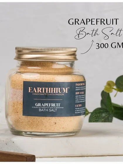 For those who love a long, relaxing bath, I also offer my Grapefruit Bath Salt in a larger 300gms jar. It's the same refreshing formula, just more of it to enjoy.